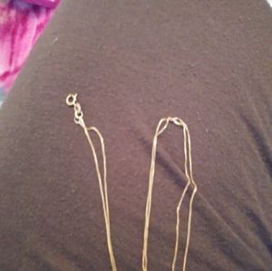 New 10k necklace new 20 inch total with tailor mesurement